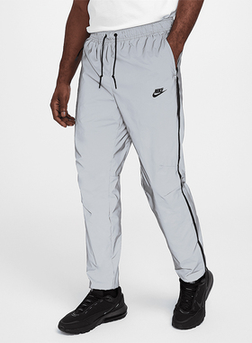 Nike/耐克正品2025秋季款男士休闲运动反光束脚长裤FZ7587-035