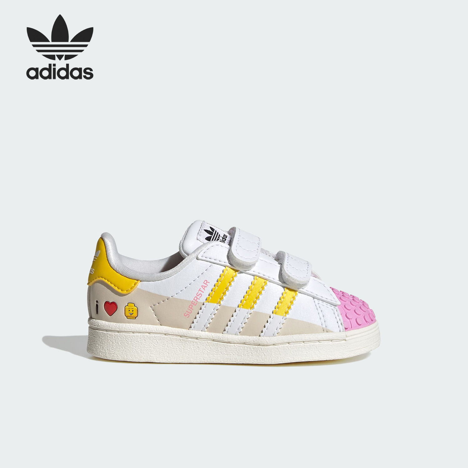 阿迪达斯三叶草儿童运动休闲鞋