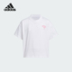 Adidas 圆领T恤JF3861 儿童印花运动休闲短袖 阿迪达斯正品 新款