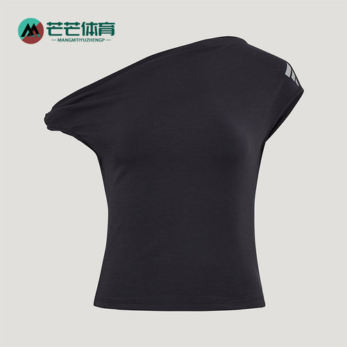 Adidas/阿迪达斯正品FUTURESTYLE新款女黑色经典短袖T恤LC8656