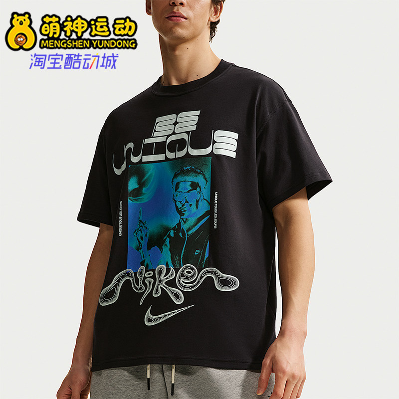 Nike/耐克正品Victor Wembanyama男篮球经典短袖T恤II0657-010
