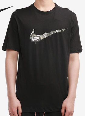 Nike/耐克正品SWOOSH当季男子T恤印花透气休闲运动短袖DD0796-010
