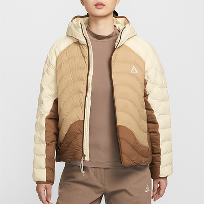 Nike/耐克正品2025冬季款女士日常连帽拼接保暖棉服HM9964-229