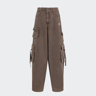 Adidas/阿迪达斯正品ESENTIALSENTIALS女士工装长裤KD4113