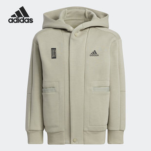 阿迪达斯官方正品 儿童运动夹克外套 WARM H40323 WUJI Adidas