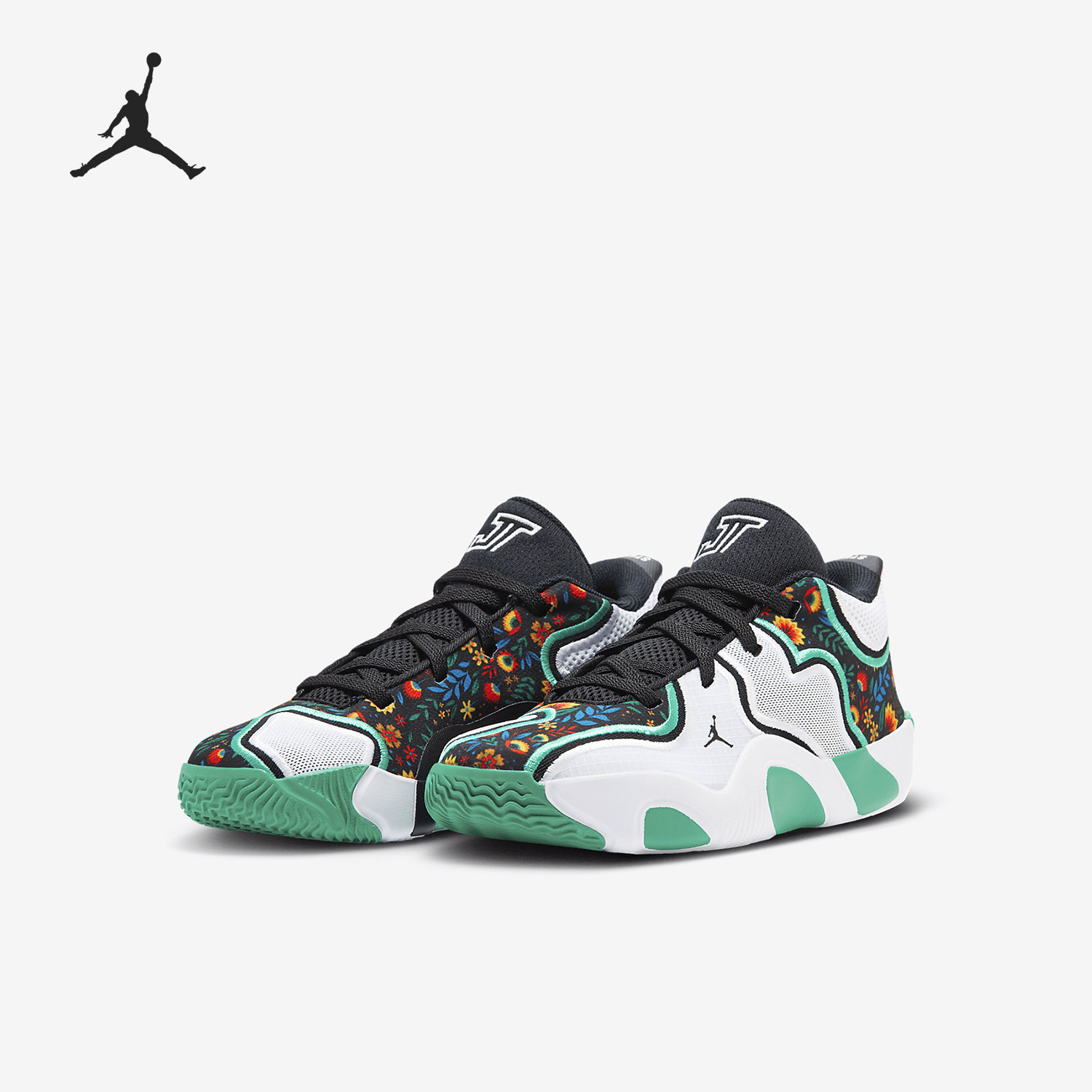 Nike/耐克正品JORDAN小童缓震防滑系带运动篮球鞋HF3137-103