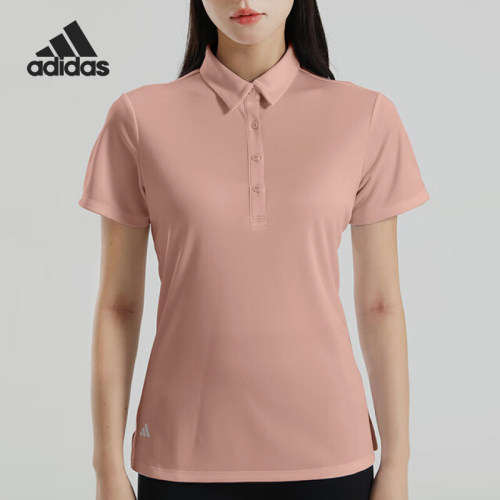 阿迪达斯女士翻领短袖POLO衫