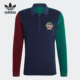 CREST POLO Adidas POLO衫 三叶草C 男子长袖 H32142 阿迪达斯正品
