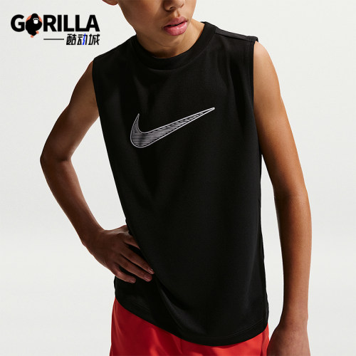 Nike/耐克正品MultiDri-FIT无袖上衣新款经典无袖T恤IF2758-010
