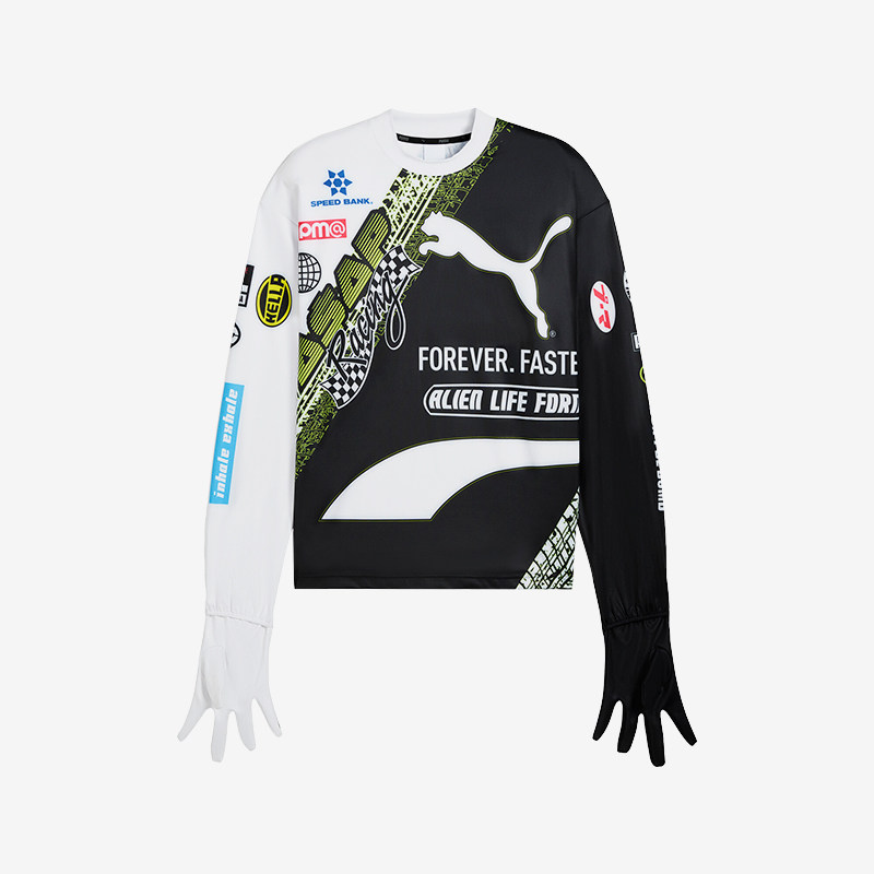 Puma/彪马正品A$AP Rocky男女时尚拼接图案卫衣631714-02