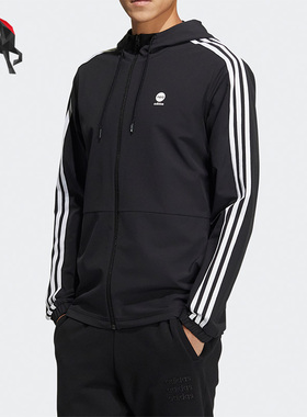 Adidas/阿迪达斯正品春季neo男子连帽运动休闲夹克HD4670