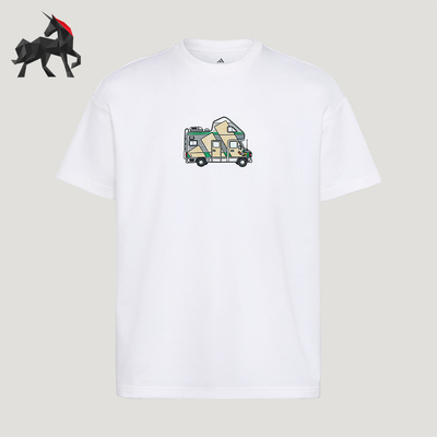 Adidas/阿迪达斯正品MT CAMPER TEE男士印花宽松针织T恤KG3844