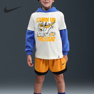 HV5202 Nike 大童卡通印花柔软透气运动短袖 夏季 133 耐克正品