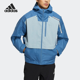 Adidas/阿迪达斯官方正品都市机能风男子运动健身连帽外套HM5166