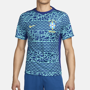 Dri 新款 FIT男士 透气休闲短袖 445 Nike 足球上衣FJ2723 耐克正品