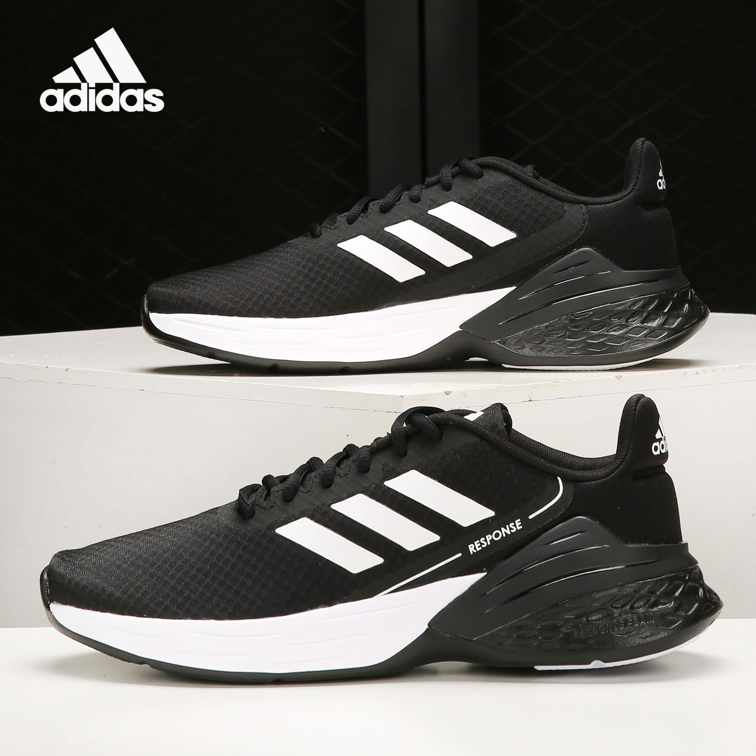 Adidas/阿迪达斯正品当季新款男子网布透气休闲运动鞋GW5706