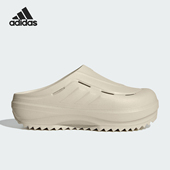 阿迪达斯正品 缓震回弹厚底拖鞋 夏季 男女同款 JR6758 新款 Adidas