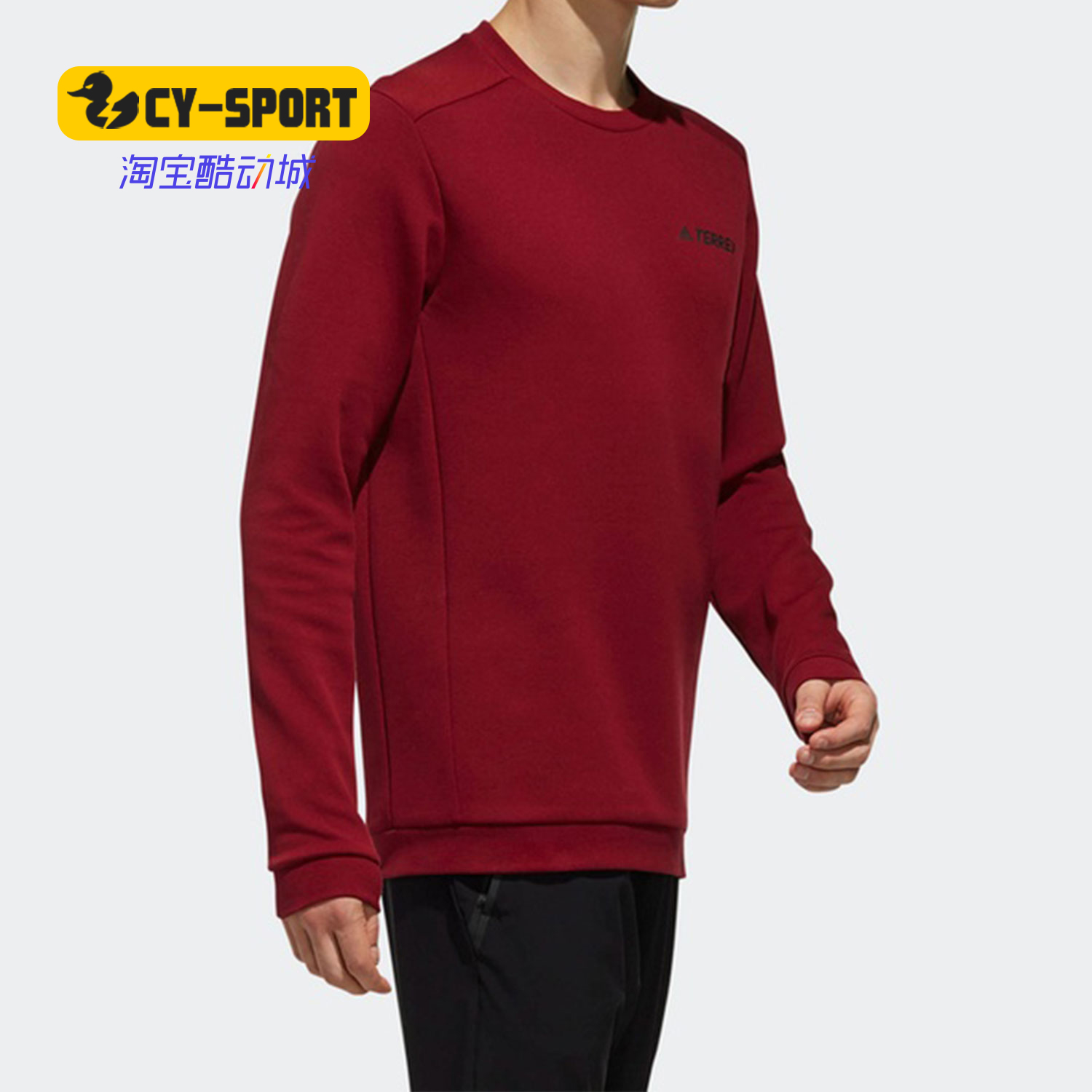 Adidas/阿迪达斯正品新款男子TerrexXplr TechCrew卫衣EJ3194