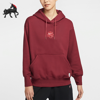 耐克女士宽松卫衣套头衫