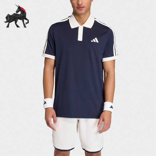 Adidas/阿迪达斯正品夏季男士透气网球针织运动短袖POLO衫KA5899