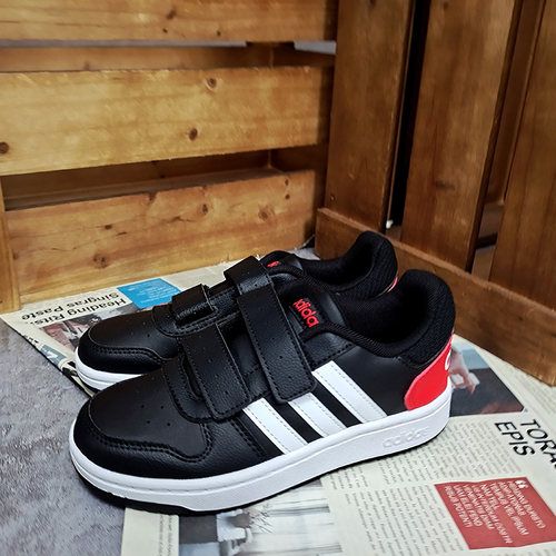 阿迪达斯大童魔术贴休闲运动鞋