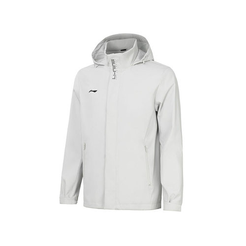 Lining/李宁正品2023新款男子纯色百搭运动休闲连帽外套AFDT753-5