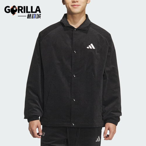 Adidas/阿迪达斯正品GFX JACKET男士运动翻领宽松休闲外套KR0217