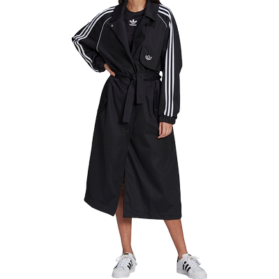 阿迪达斯女子长款运动夹克外套