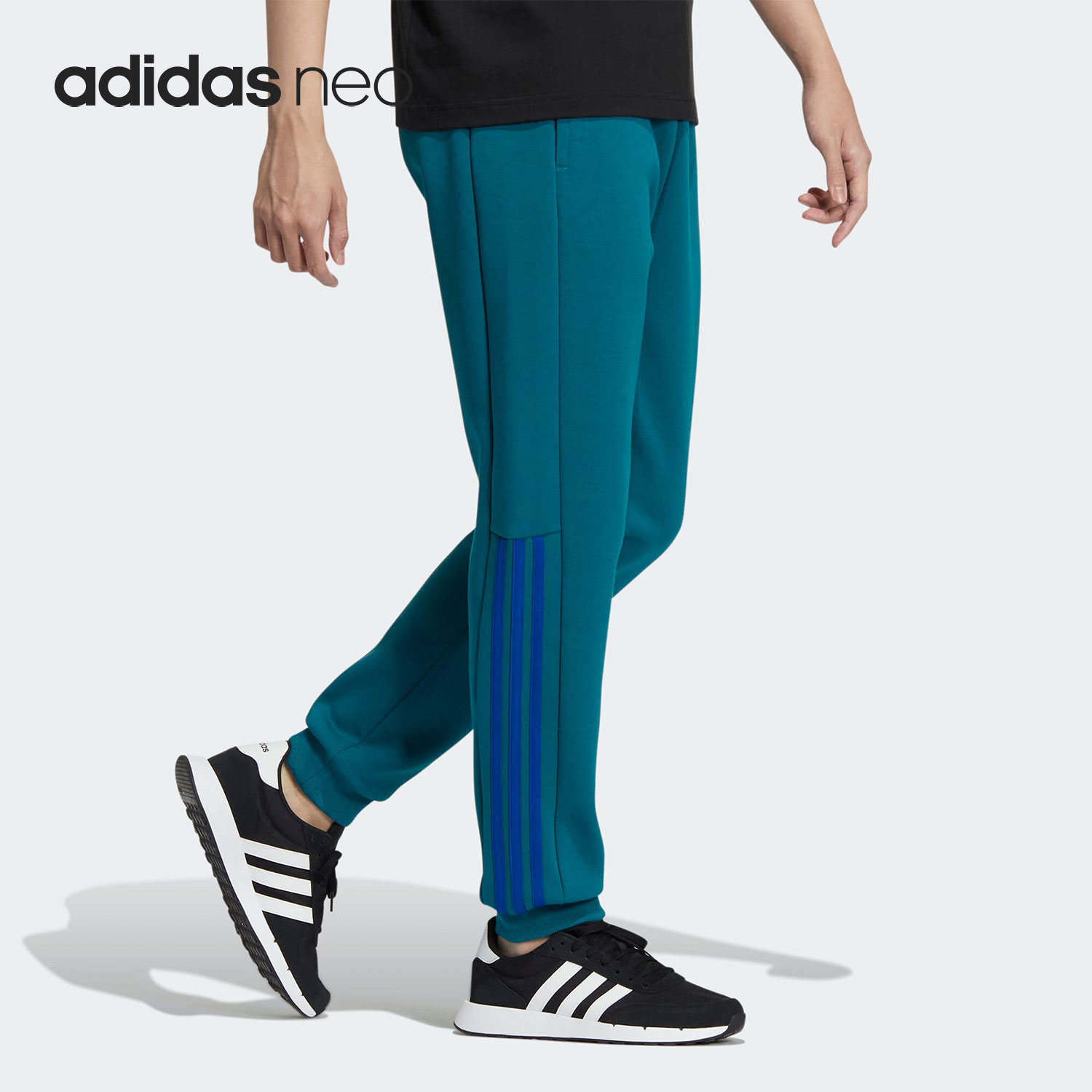 Adidas/阿迪达斯正品夏季新款neo男子透气运动长裤 HC9668