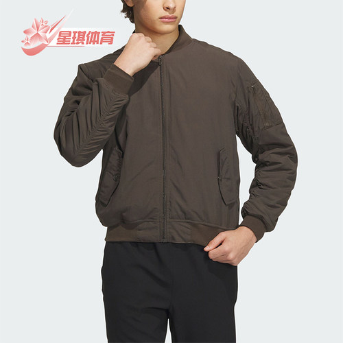 阿迪达斯男士飞行服夹克外套