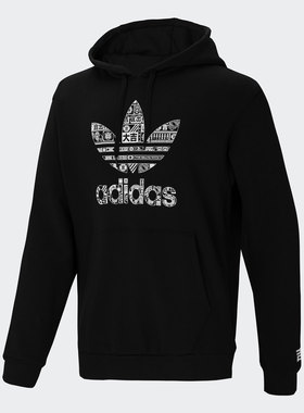 Adidas/阿迪达斯正品大吉大利连帽运动舒适休闲卫衣套头衫 GT4356