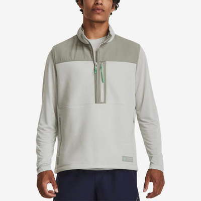 UA/安德玛正品Microfleece Maxx男士抓绒保暖运动马甲1379918-502