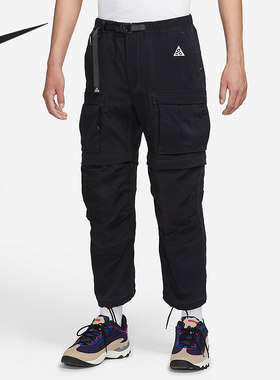 Nike/耐克官方正品运动户外男子口袋工装抽绳束脚长裤CV0656-011