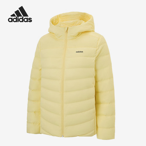 Adidas/阿迪达斯正品冬季新款女士保暖经典运动连帽羽绒服JL9577