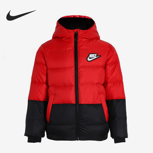 小童保暖运动连帽羽绒服DO3607 Nike 新款 冬季 657 耐克正品