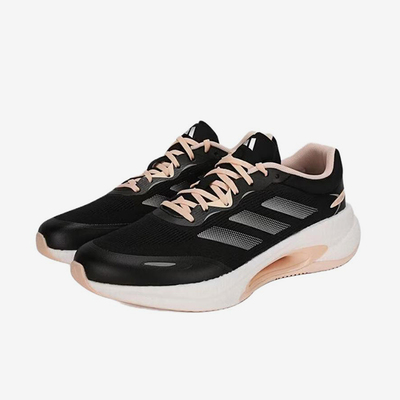 Adidas/阿迪达斯正品VELOSTAR新款女黑粉色经典低帮跑步鞋KH5344