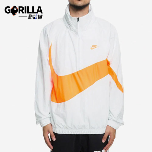 Nike/耐克正品Big Swoosh男士宽松套头经典夹克外套AJ1404-123