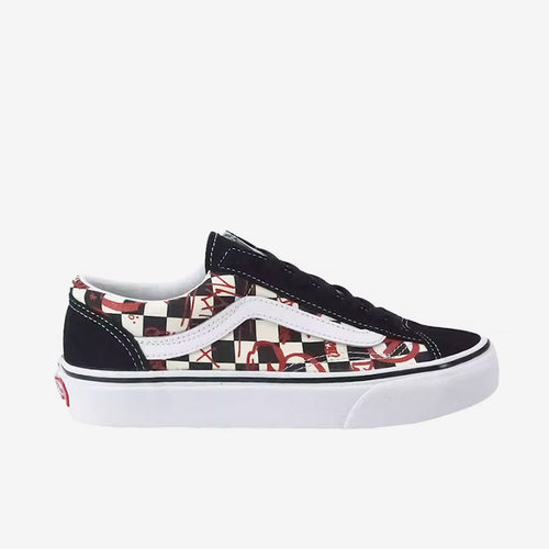 Vans/范斯Style 36男女棋盘格低帮涂鸦休闲帆布板鞋VN0A3DZ31IW