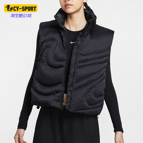 Nike/耐克正品Sportswear女士立领保暖时尚羽绒马甲IH8008-010