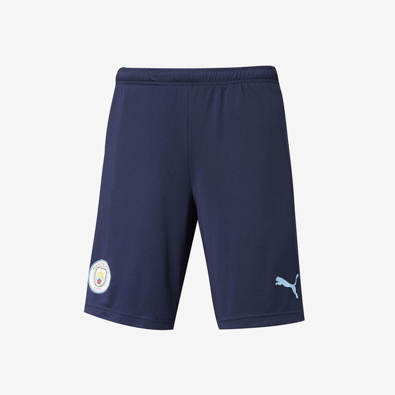 Puma/彪马正品20-21曼城球员男士运动比赛足球短裤757885-07
