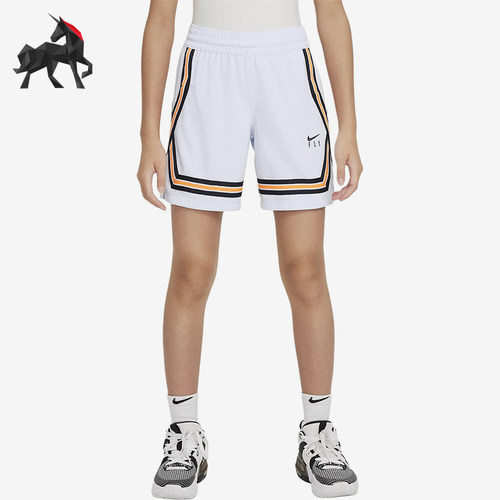 Nike/耐克正品儿童时尚休闲松紧高腰合身五分短裤DA1086-085