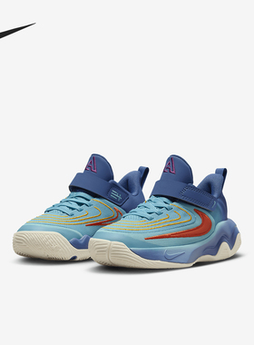 Nike/耐克正品时尚儿童时尚轻便防滑低帮篮球鞋FZ6733-400