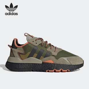 Jogger男女运动跑步鞋 三叶草Nite GY0018 阿迪达斯官方正品 Adidas