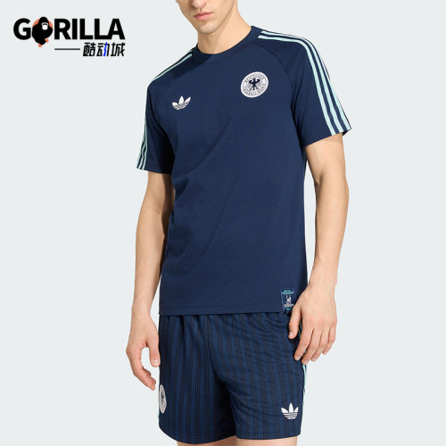 Adidas/阿迪达斯正品三叶草男士运动圆领训练经典短袖T恤JZ9342