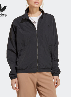 Adidas/阿迪达斯官方正品三叶草ESS TRACKTOP女子夹克外套IC5308