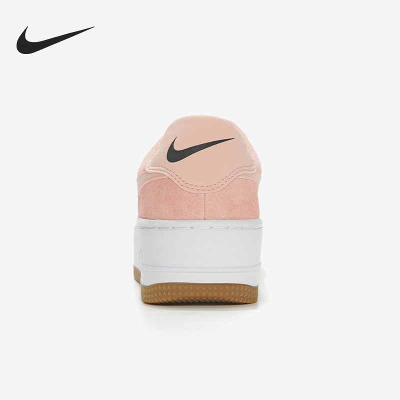 Nike/耐克官方正品AirForce1Sage新款女粉色包裹板鞋AR5339-603