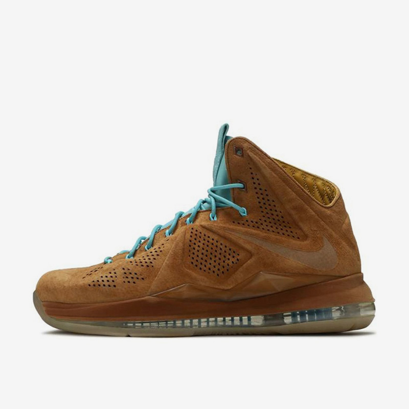 Nike/耐克正品Lebron 10 男子防滑中帮实战篮球鞋607078-200