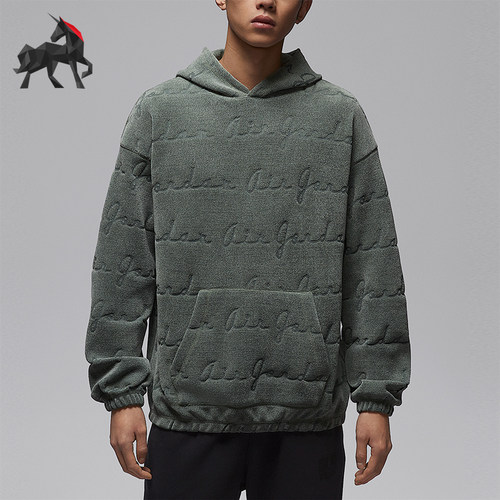 Nike/耐克正品Jordan Flight男士保暖连帽卫衣套头衫IF1838-351