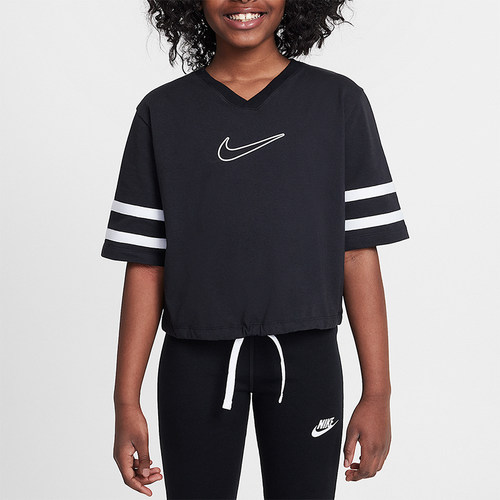 Nike/耐克正品Sportswear大童下摆抽绳宽松经典上衣HJ3343-010