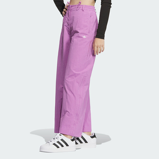 Adidas 三叶草女士运动时尚 阔腿长裤 JJ4962 阿迪达斯正品